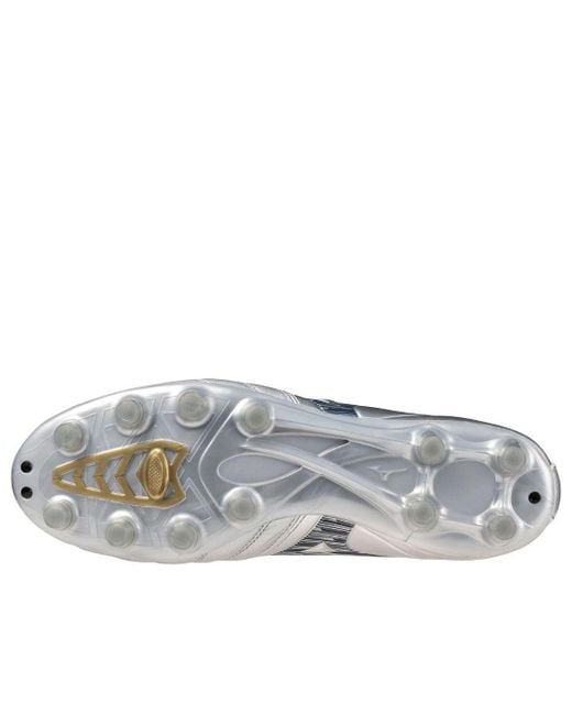 Mizuno Gray Morelia Neo 4 Pro Fg 'Platinum Pack Galaxy Cool' for men