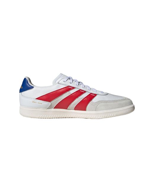Adidas White Predator 24 League Low Freestyle Scarlet Royal' for men
