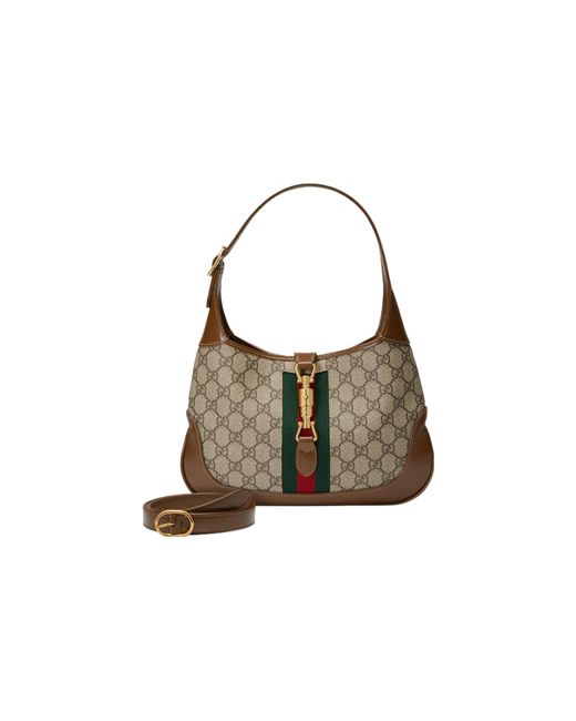 Gucci Brown (Wmns) Jackie 1961 Seriessingle Shoulder Bag Small Stripes Tape'