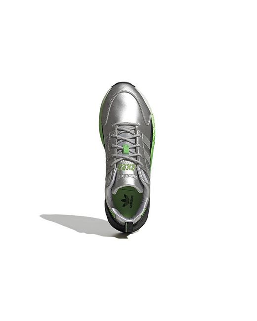 Adidas Green Kawasaki Ninja X Zx 22 Boost Metallic' for men