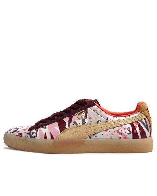 PUMA Brown Naturel X Clyde Board Shoes
