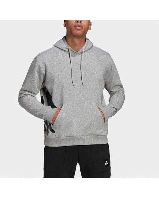 Adidas Gray Casual Training Sports Fleece Lined for men