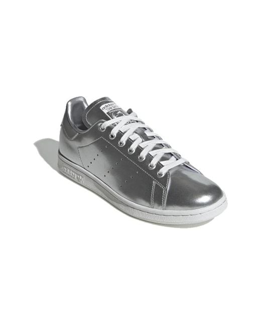 Adidas Gray Stan Smith 'Metal Metallic' for men