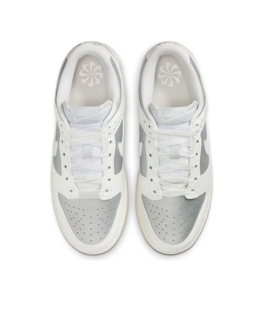 Nike White (Wmns) Dunk Low Next Nature 'Metallic Platinum Pale Ivory'