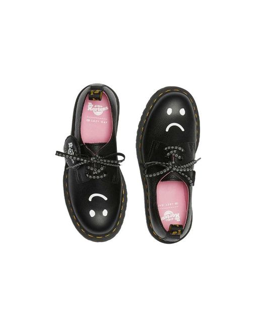 Dr. Martens Black (Wmns) Lazy Oaf X 1461 Bex Low Pisa'