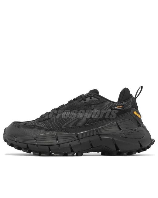 Reebok Black Zig Kinetica 2.5 Edge Pure' for men