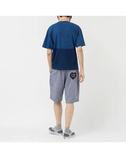 Human Made Blue Dyed T-Shirt #1 for men