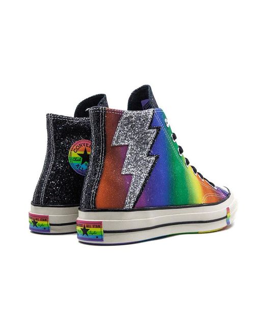 Converse Blue Chuck 70 Hi 'Pride Shimmering' for men