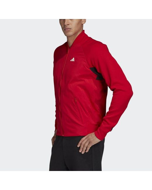 Adidas Back Embroidered Pattern Casual Sports Jacket for men