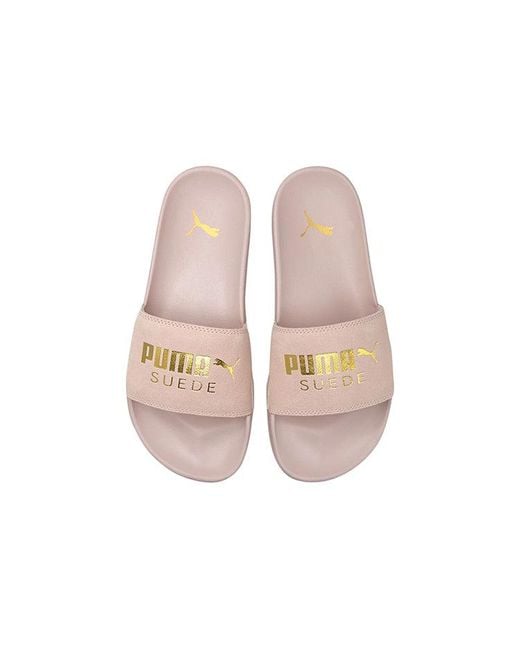 PUMA Pink Leadcat Ftr Suede Slide 'Classic'