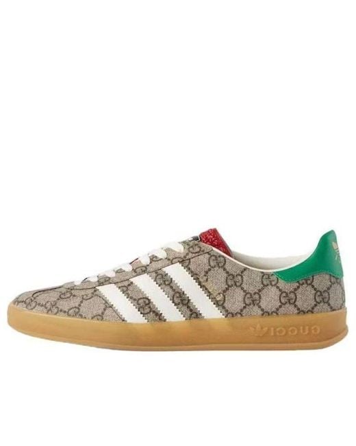 adidas Originals X Gucci Gazelle gg Supreme Shoes in Natural for