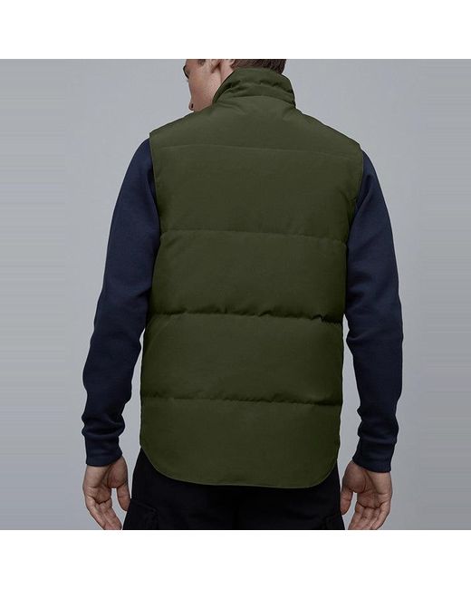 Canada Goose Green Garson Vest 'Army' for men