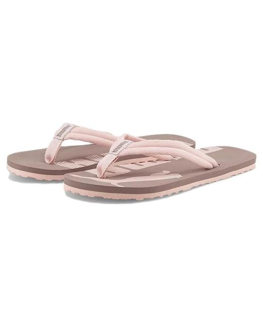 PUMA Pink Epic Flip V2 Sandal 'Quail Chalk' for men