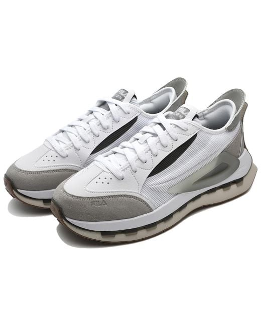Fila White Km Athletic Shoes for men