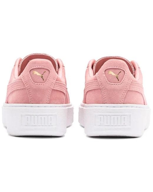 PUMA Pink (Wmns) Suede Platform