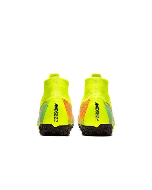Nike Yellow Mercurial Superfly 7 Elite Mds Tf Turf for men
