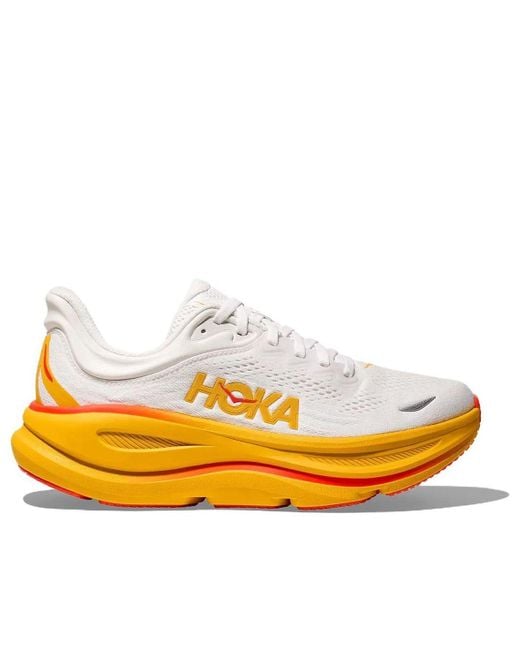 Hoka One One Yellow Bondi 9 'Frost Sunflower' for men