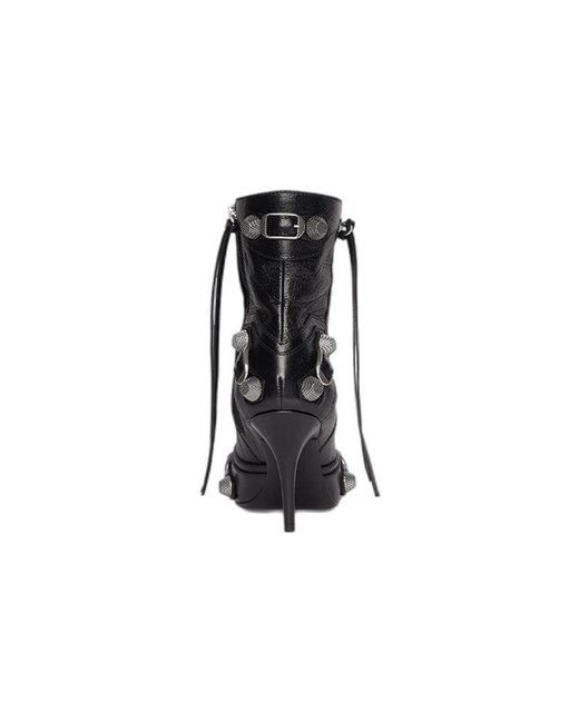 Balenciaga Black (Wmns) Cagole 90Mm Booties Arena Lambskin'