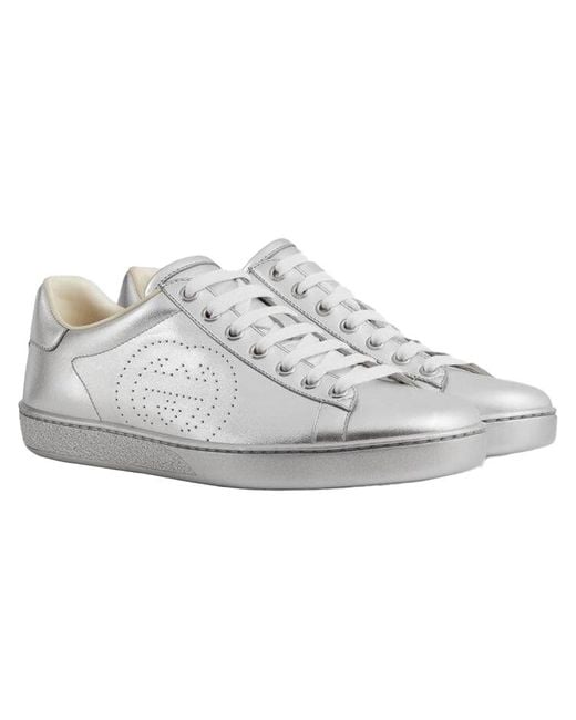 Gucci White (Wmns) Ace 'Metallic'