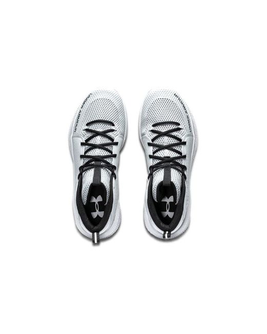 Under Armour Gray Jet Basketball Shoes for men
