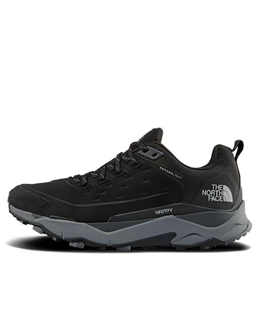 The North Face Black Vectiv Exploris Futurelight Hiking Shoes 'Tnf' for men