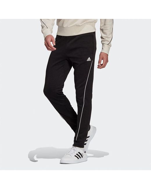 Adidas Black M Favs Q1 Pt1 Lacing Bundle Feet Sports Pants for men