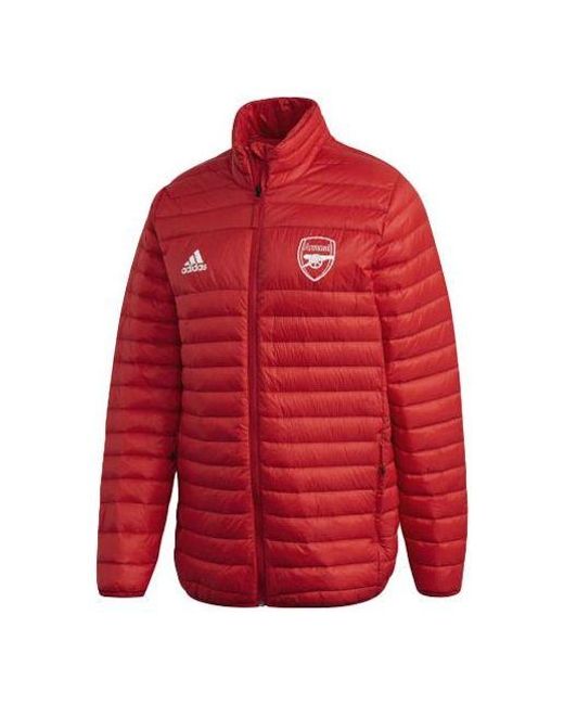 Adidas Red Afc Ssp Ldw Jk Arsenal Soccer/Football Down Jacket for men