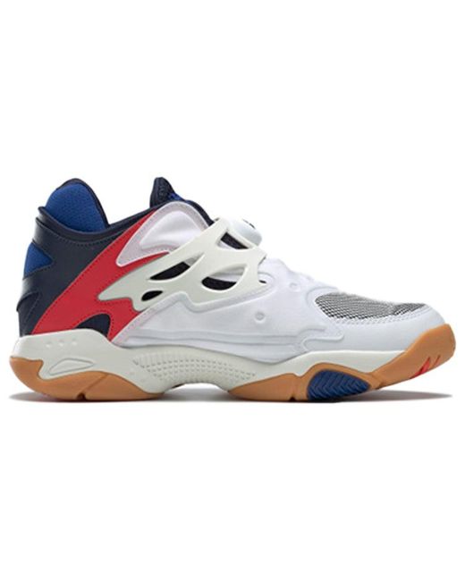 Reebok Blue Pump Court 'chalk' for men