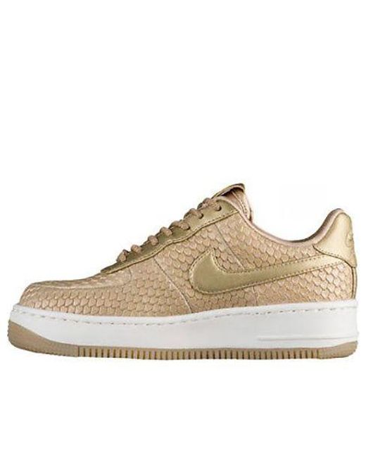 Nike Brown (Wmns) Air Force 1 Upstep Premium 'Blur'