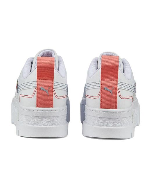 PUMA White (Wmns) Mayze 'Pierced