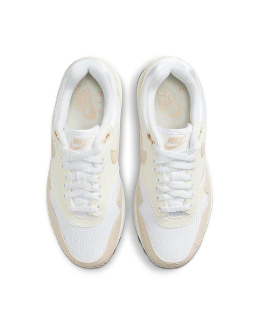 Nike White Air Max 1 87 Wmns Pale Ivory