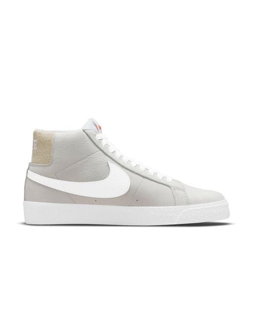 Nike White Blazer Mid Iso Sb 'Unbleached' for men