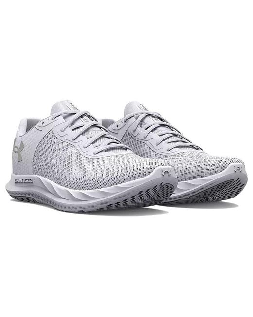 Under Armour White (Wmns) Charged Breeze Metallic'
