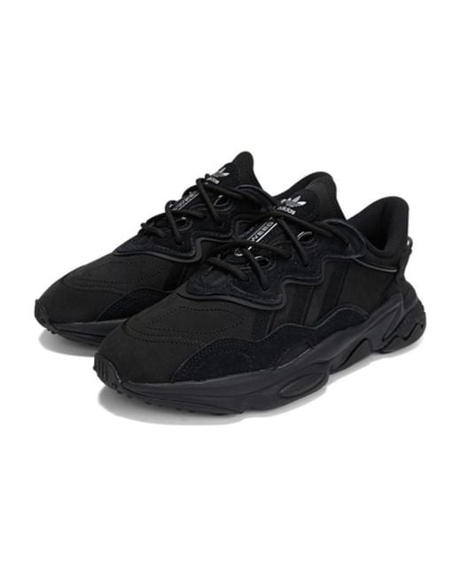 Adidas Black (Wmns) Ozweego Shoes 'Triple'