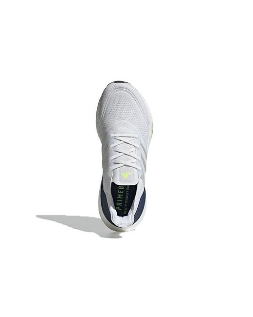 Adidas White Ultraboost 21 'Crystal' for men