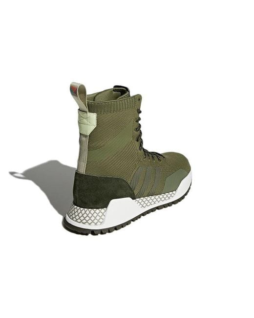 Adidas Green F 1 3 Primeknit Boots Cargo' for men