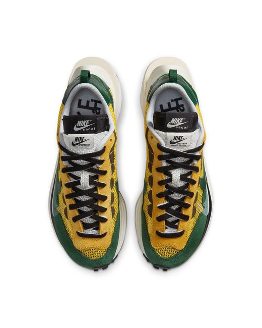 Nike Yellow X Sacai Vaporwaffle 'Tour' for men