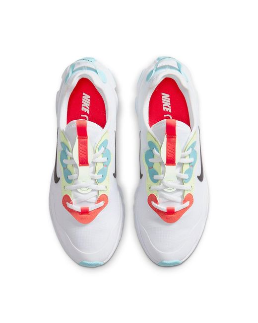 Nike White (Wmns) React Art3Mis Crimson Volt'