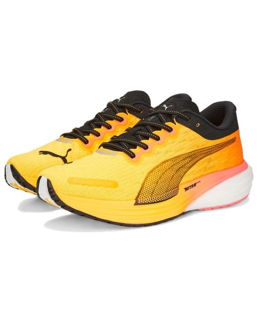 PUMA Yellow Deviate Nitro 2 'Sunset Glow Sun Stream' for men