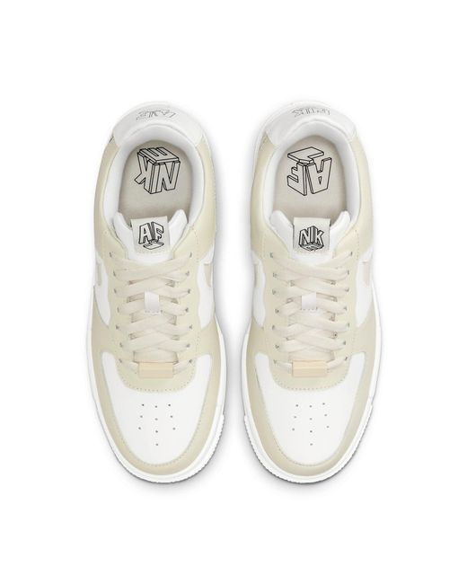 Nike White (Wmns) Air Force 1 Pixel 'Cashmere'