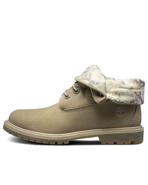 Timberland Natural Roll Top Wide Fit Boots Basic