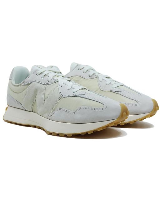 New Balance Gray 327 'Moonbeam Linen Fog' for men