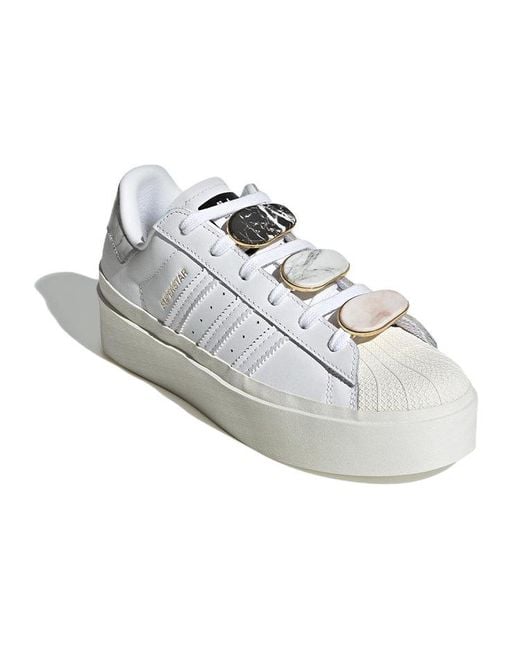 Adidas White (Wmns) Originals Superstar Bonega Metallic'
