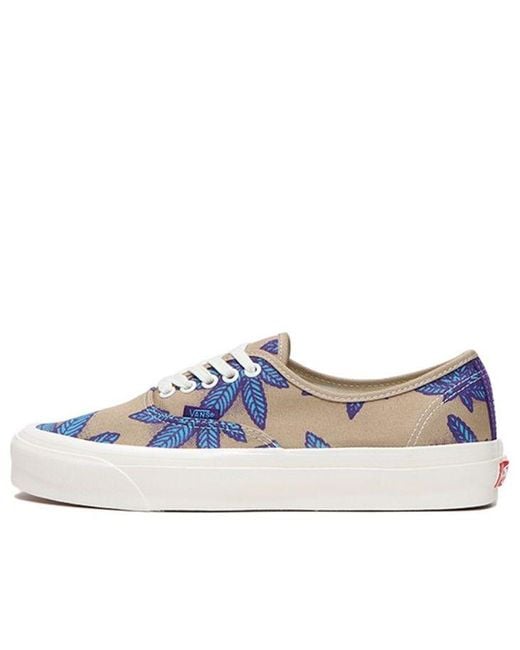 Vans Blue Og Authentic Lx 'Sweet Leaf for men