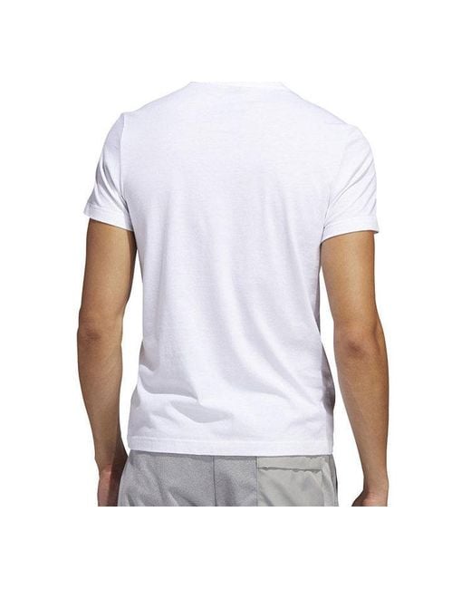 Adidas White M Gfx T Bol Inf Camouflage Sports Short Sleeve for men