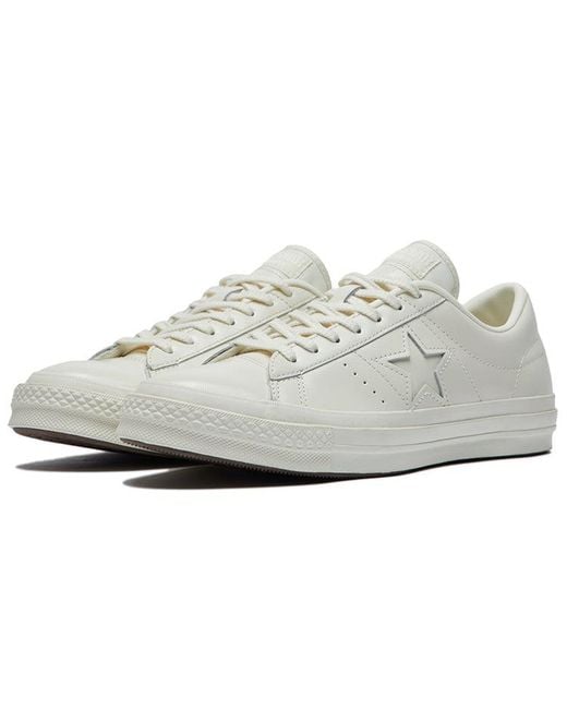 Converse White One Star Ox 'Egret' for men
