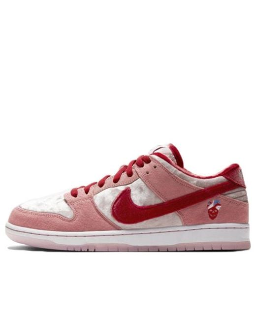 Nike Red X Strangelove Sb Dunk Low 'Valentine's Day' for men