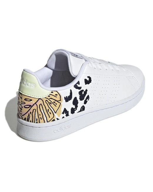 Adidas White (Wmns) X Farm Rio Advantage Court Almost Lime'