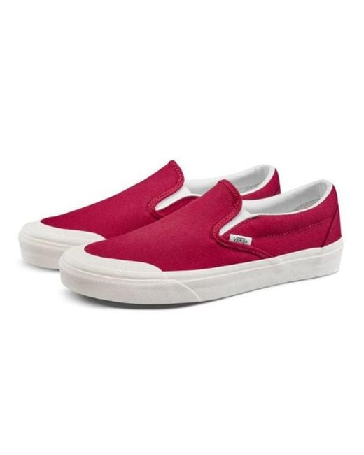 Vans Red Classic Slip-On 138 'Tango' for men