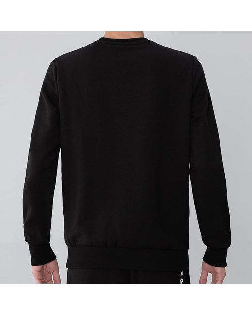 PUMA Black Classics Logo Crew Neck Sweater for men